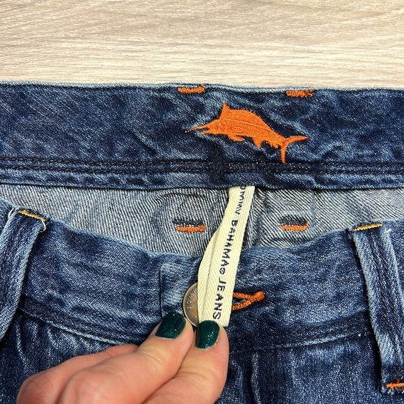 Tommy Bahama Men's Straight Jeans - Dark Blue - Picture 7 of 12